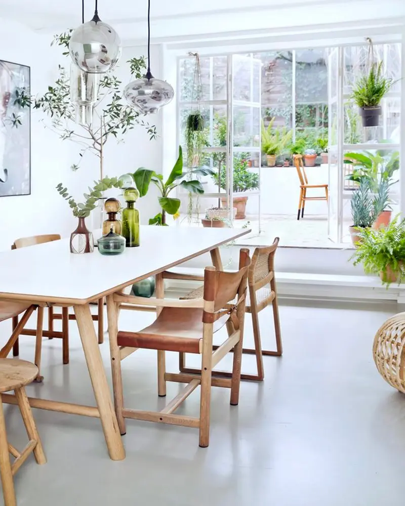 deco plantes salle a manger