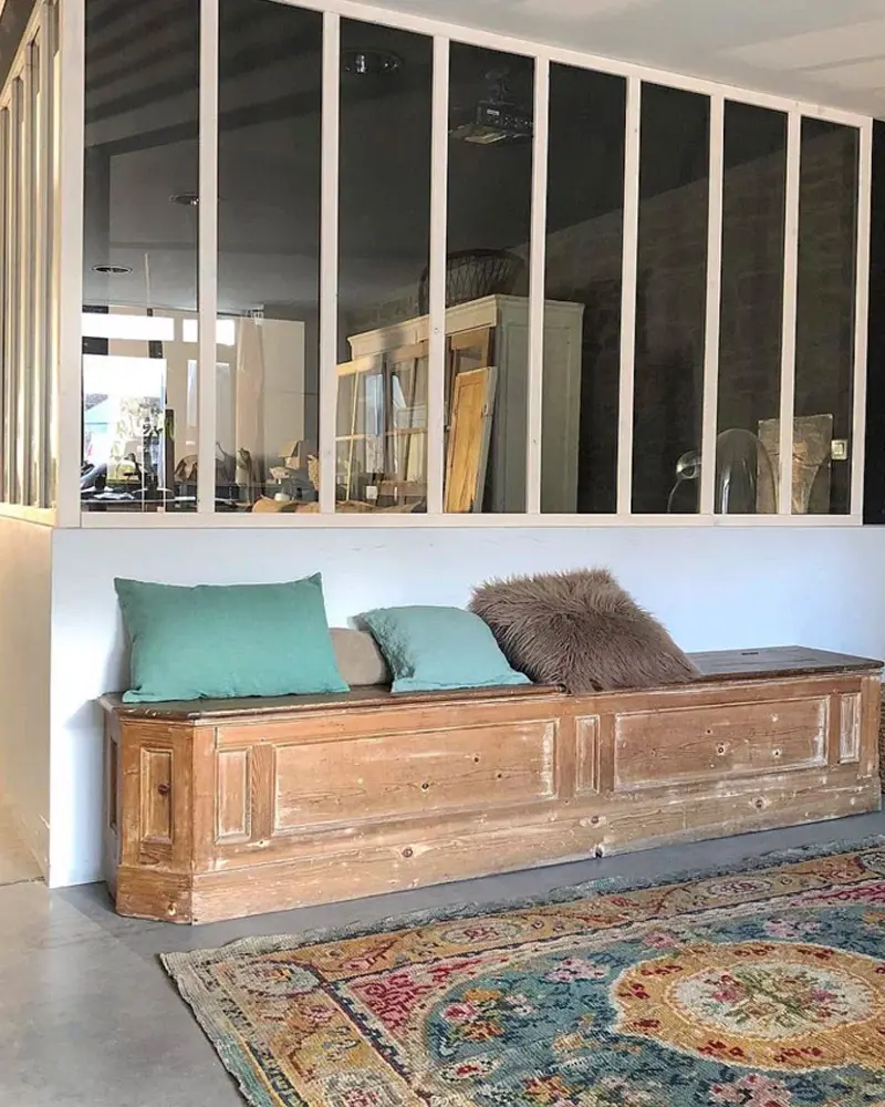 deco salon recup banc chine