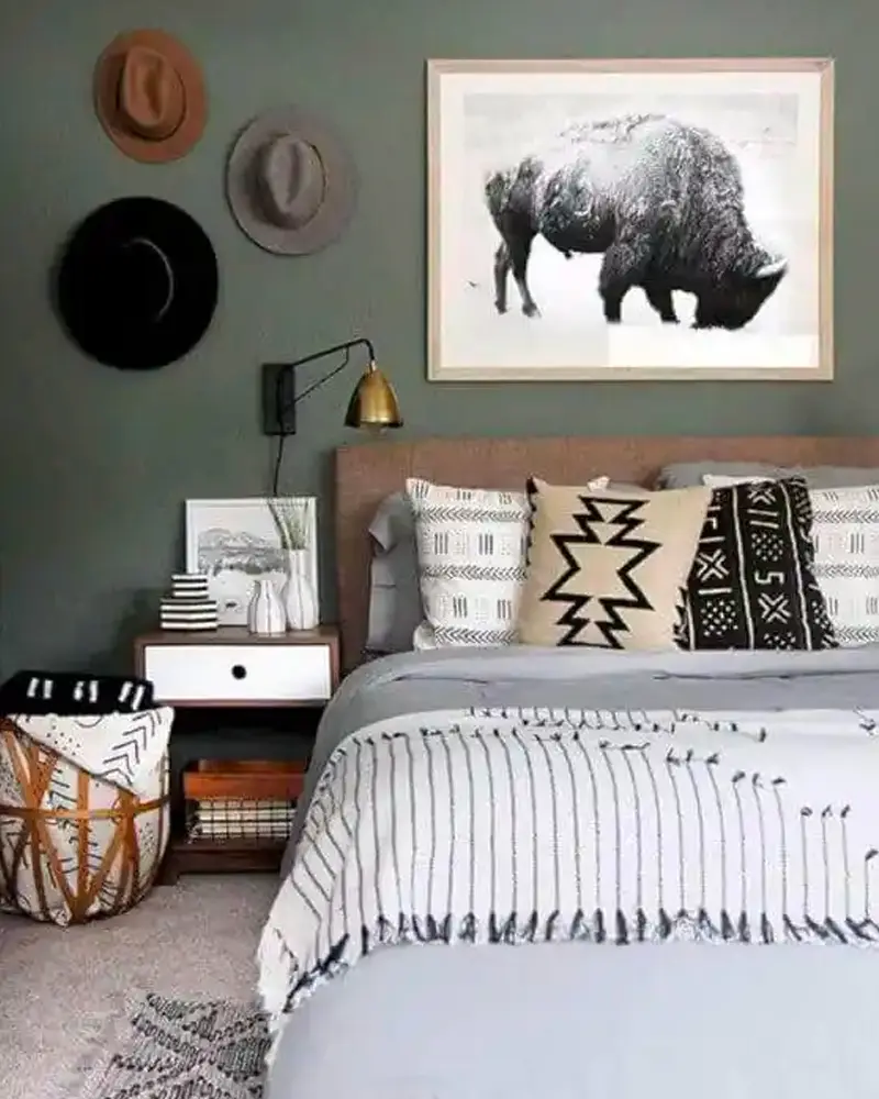 deco chambre ethnique graphique