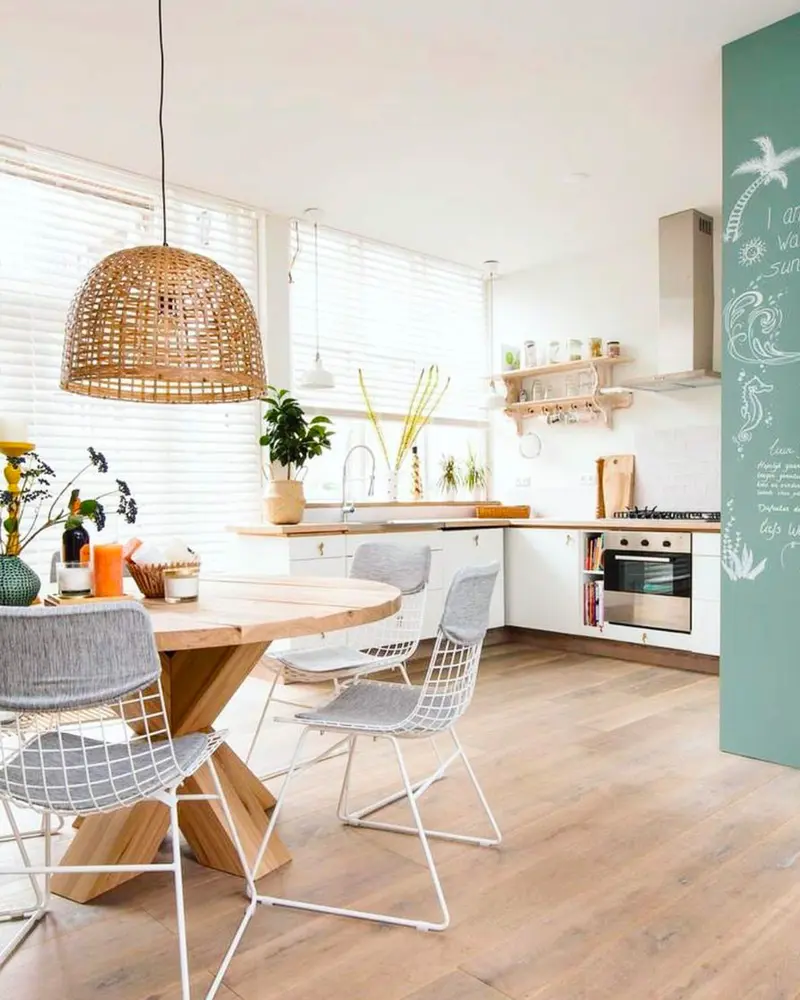 deco cuisine scandinave boheme nature