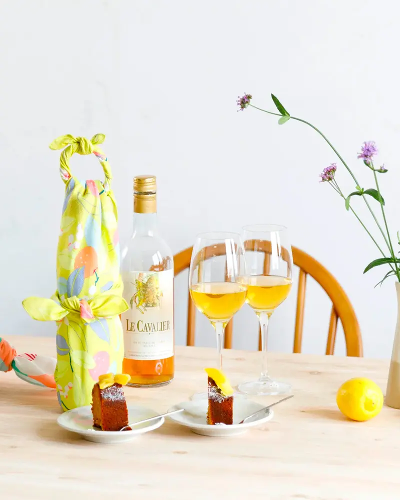 paquet cadeau noel diy bouteille tissu