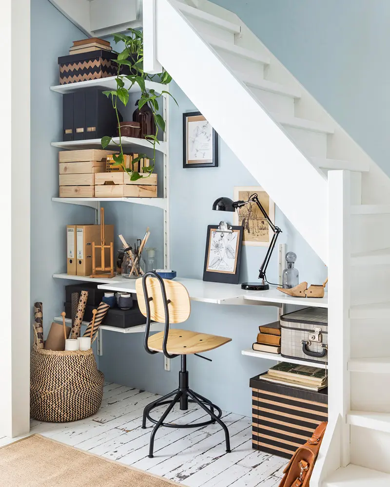 amenager bureau sous escalier