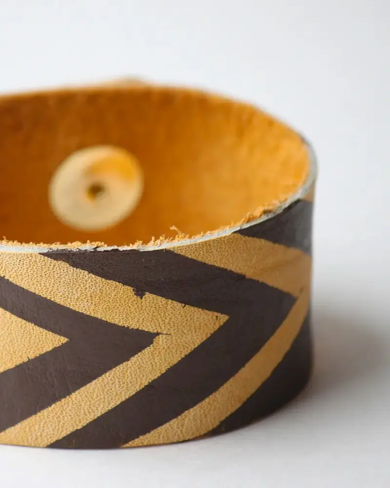 bracelet cuir diy