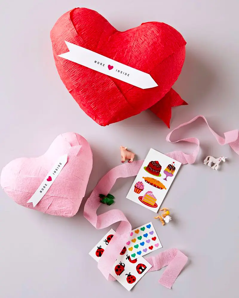 cadeau coeur papier diy saint valentin