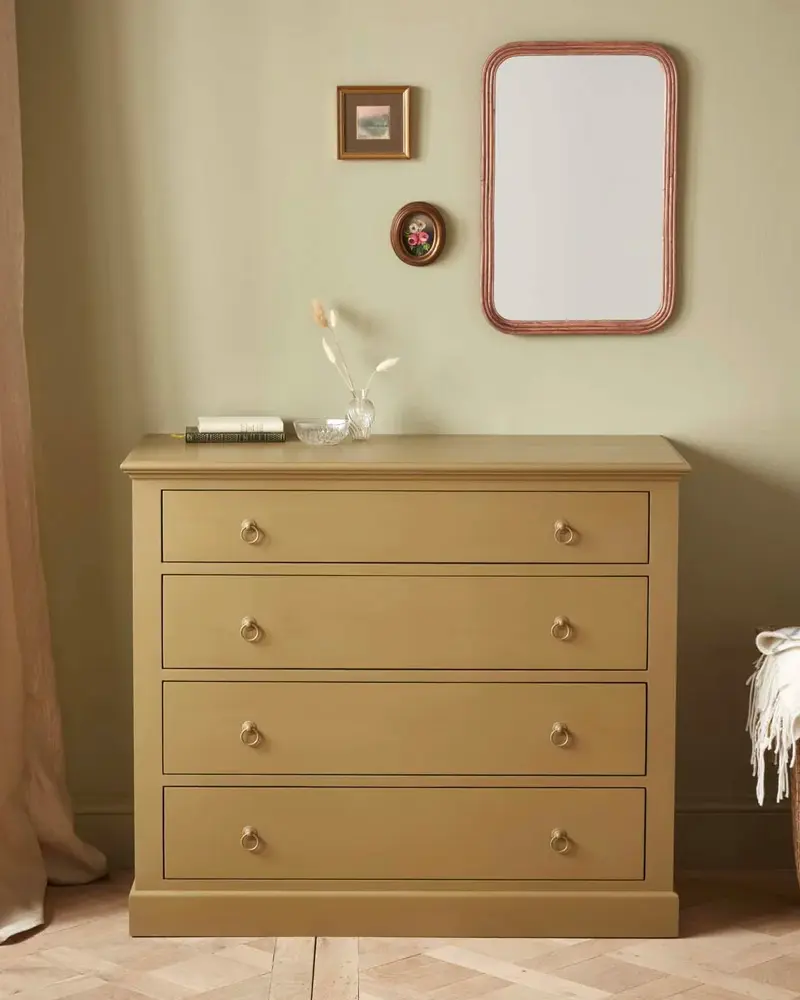 commode vert kaki