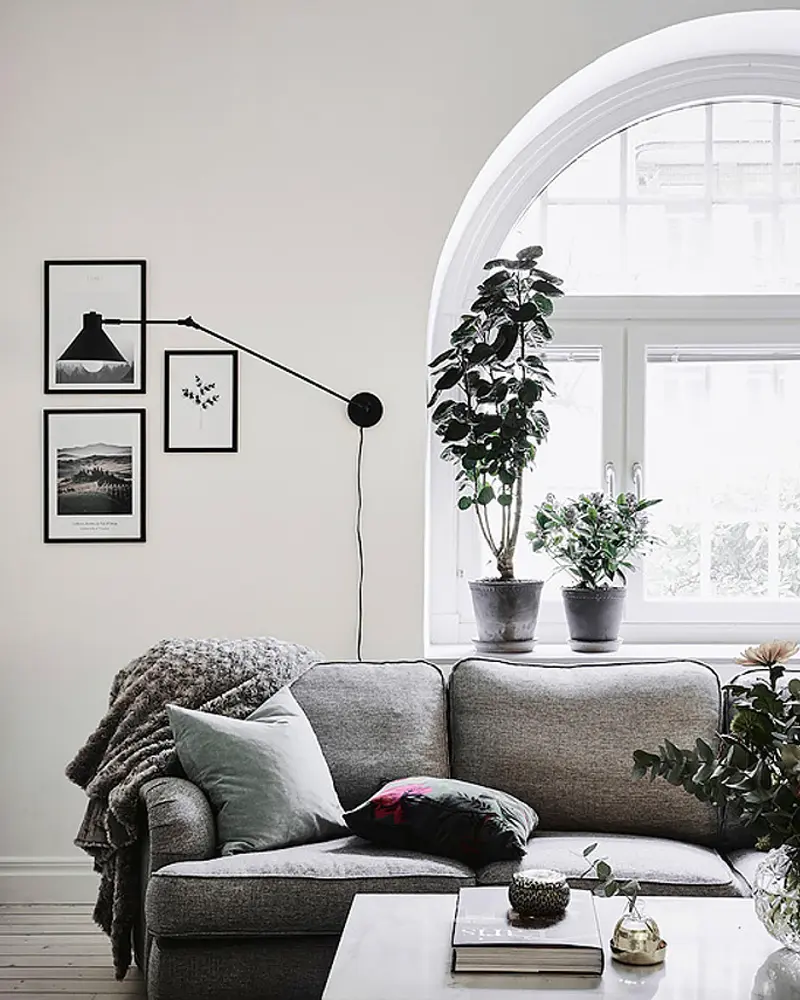 deco appartement chic gris salon