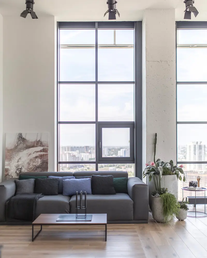 deco loft metal combles salon
