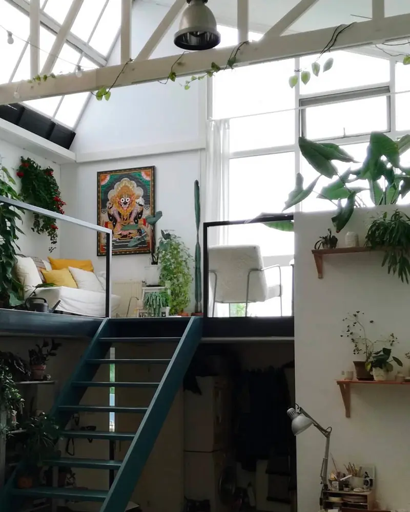 deco loft tropical mezzanine
