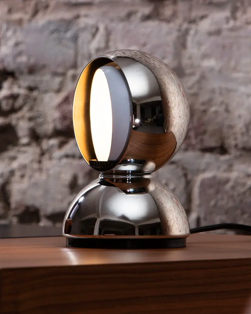 lampe eclisse argentee