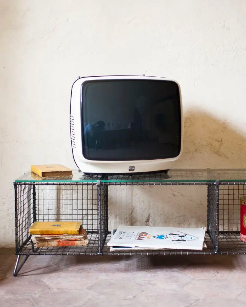 meuble tv grillage