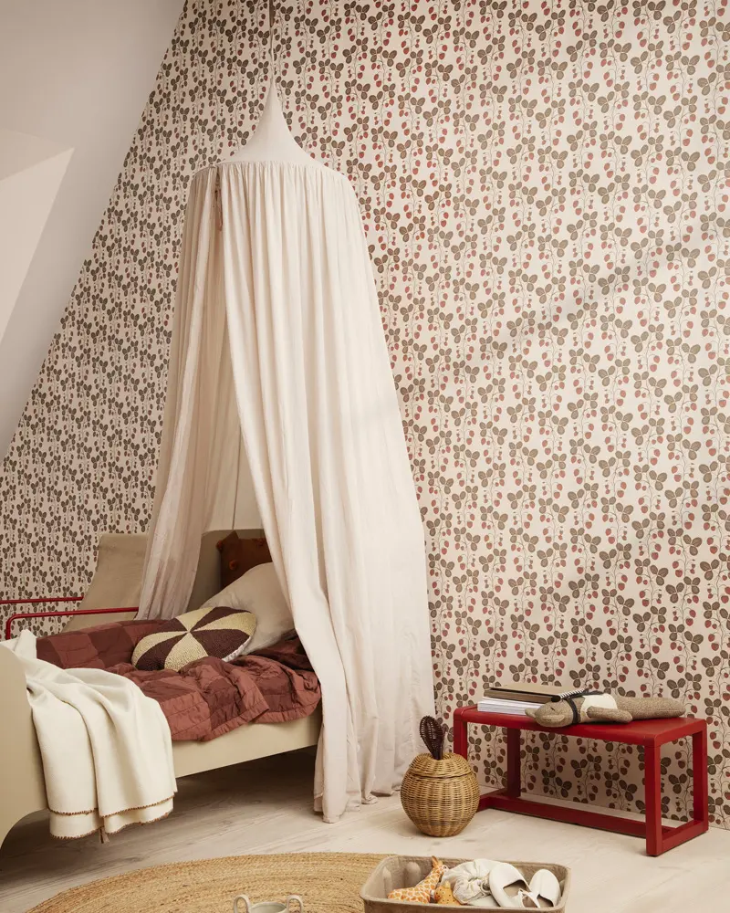 papier peint cerise