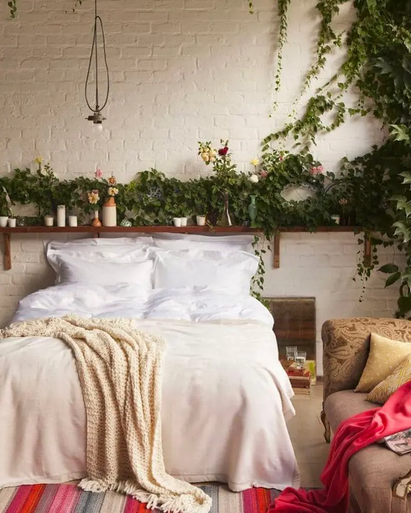 deco chambre végétale plantes