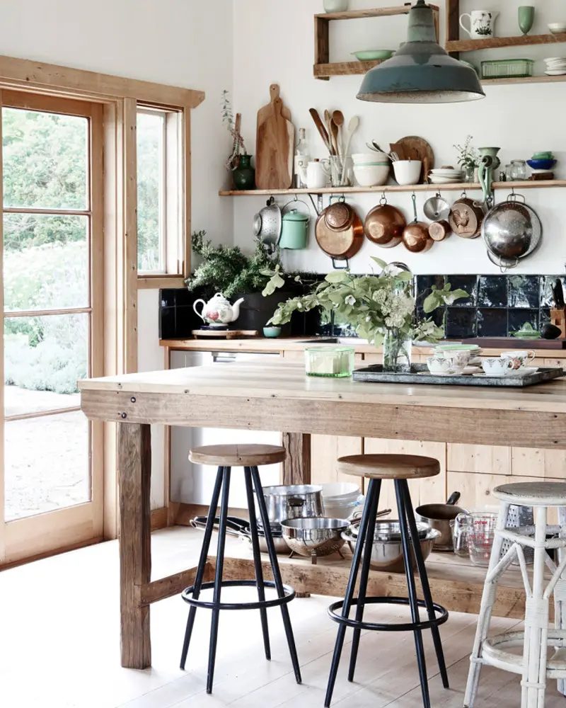 deco cuisine campagne bois