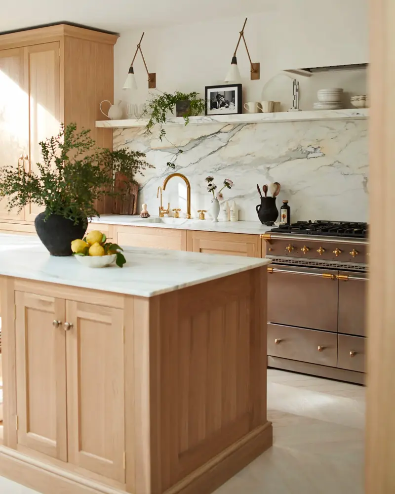deco cuisine campagne moderne bois