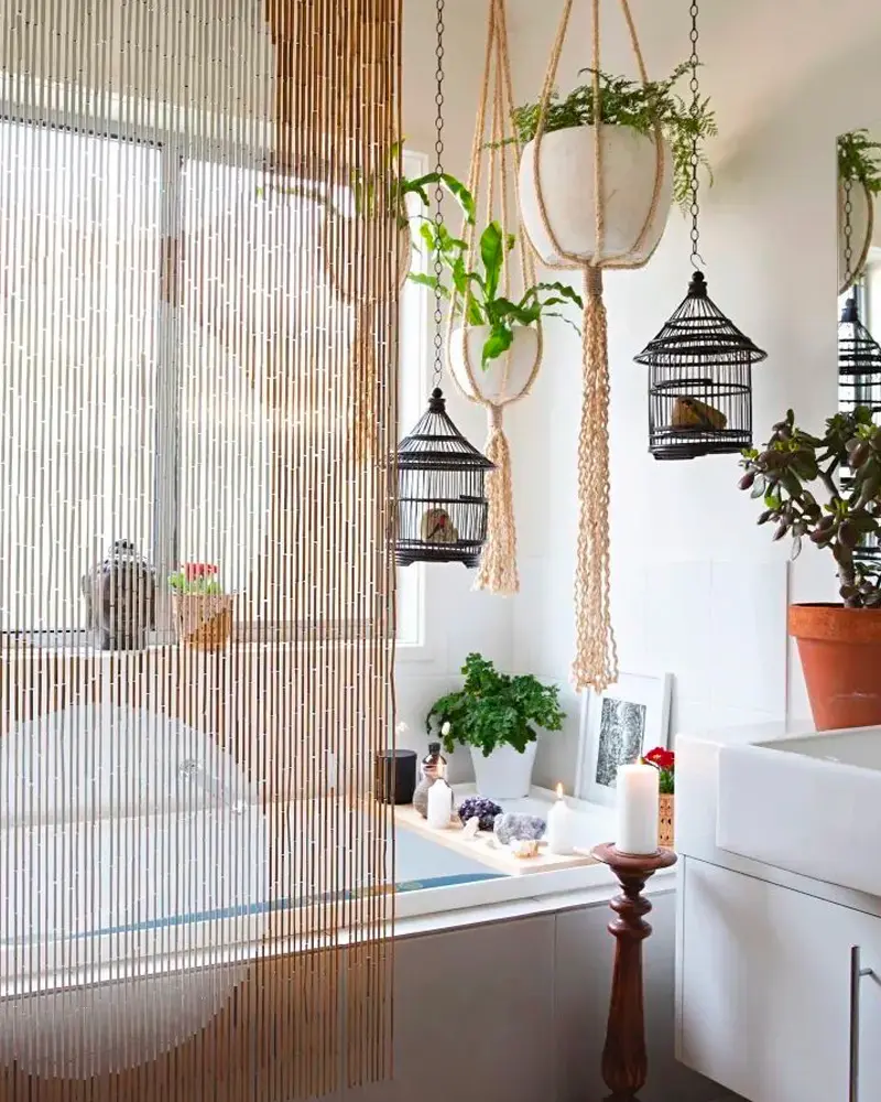 deco salle de bain cosy cocooning boheme