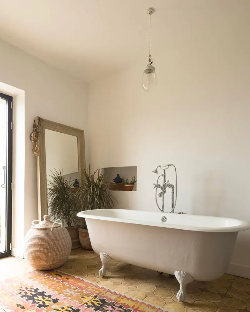 deco salle de bain ethnique chic