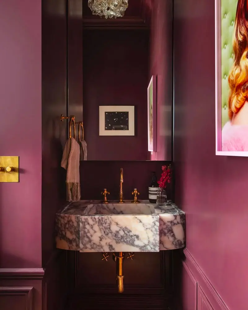 salle de bain bordeaux
