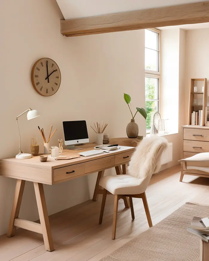 deco bureau nature bois