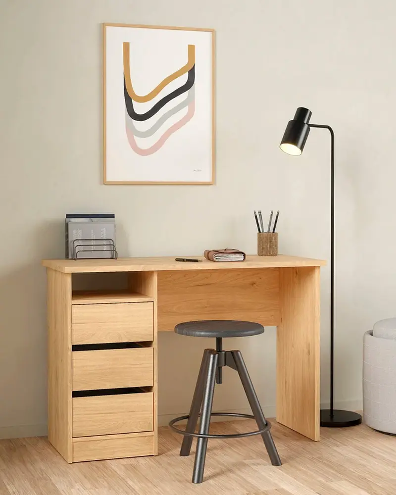 deco bureau mur beige