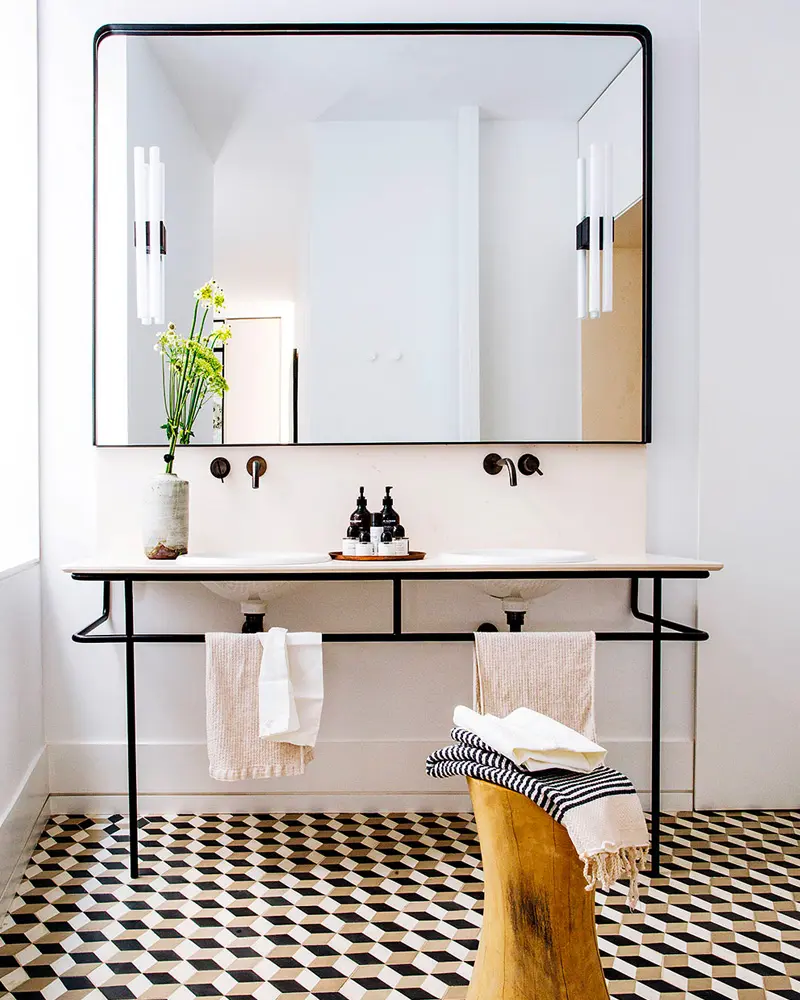 salle de bain minimaliste moderne