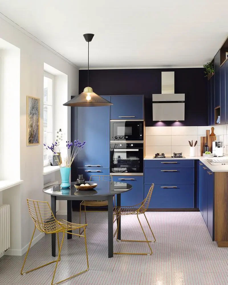 deco cuisine bleu