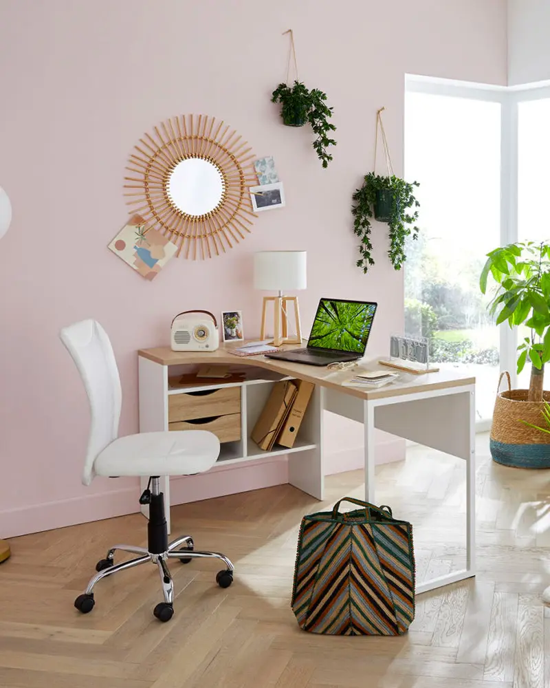 plantes suspendues deco bureau
