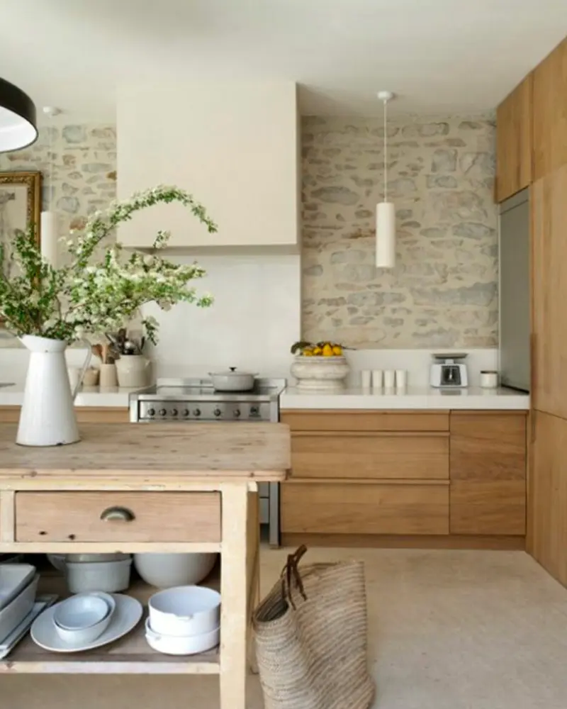 cuisine deco nature campagne