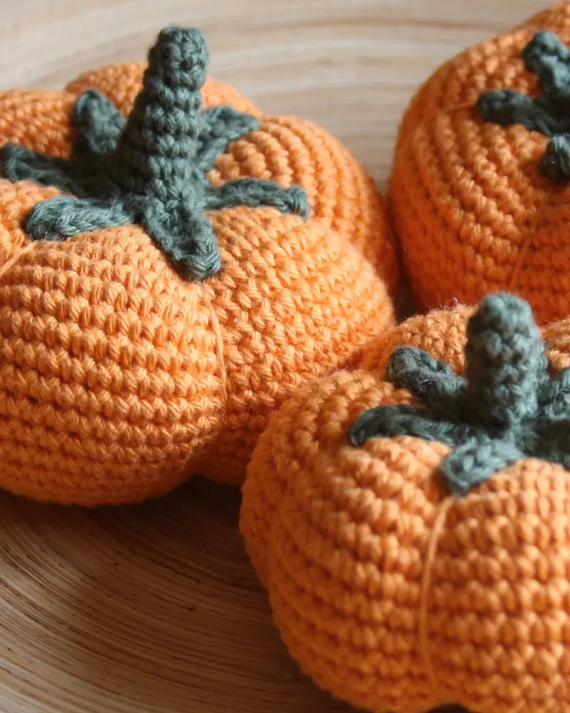 citrouille crochet diy halloween petite