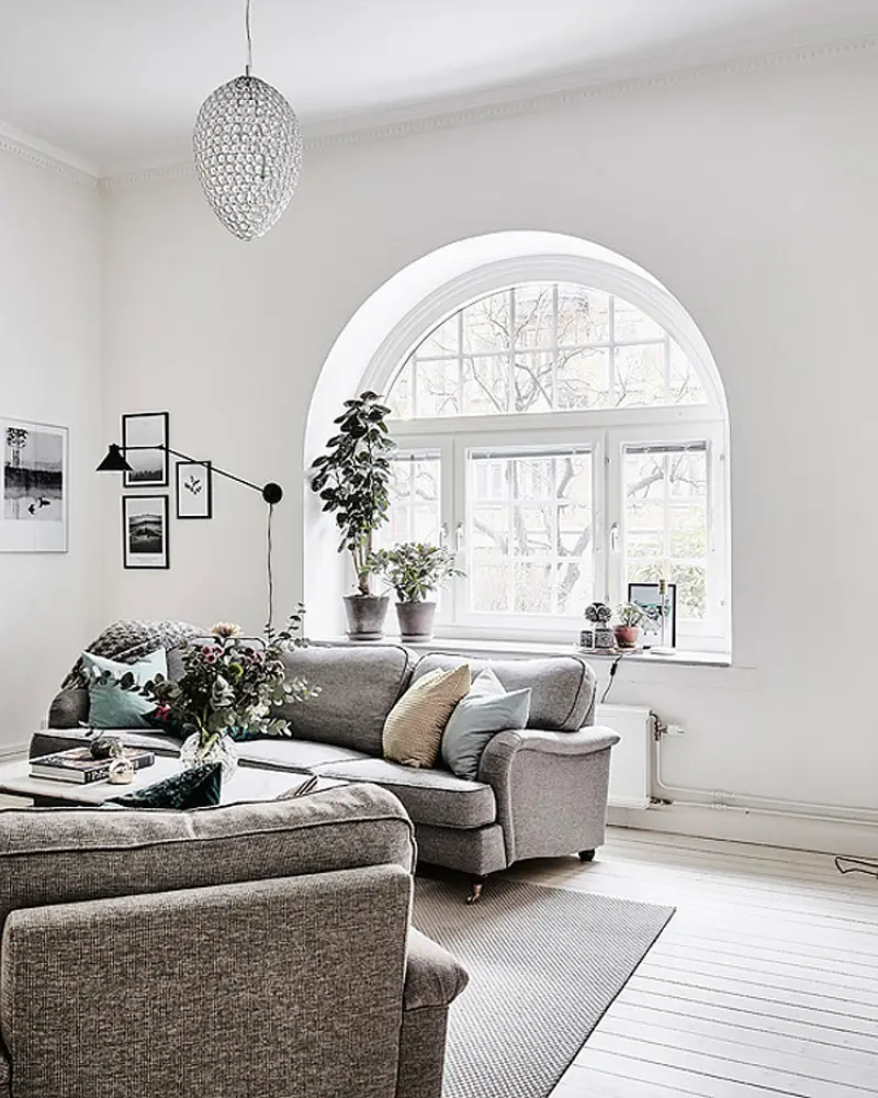 deco appartement chic gris salon