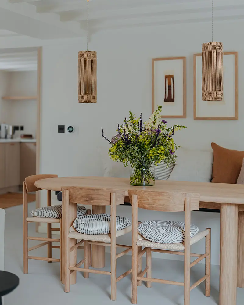 deco appartement minimaliste bois salle a manger
