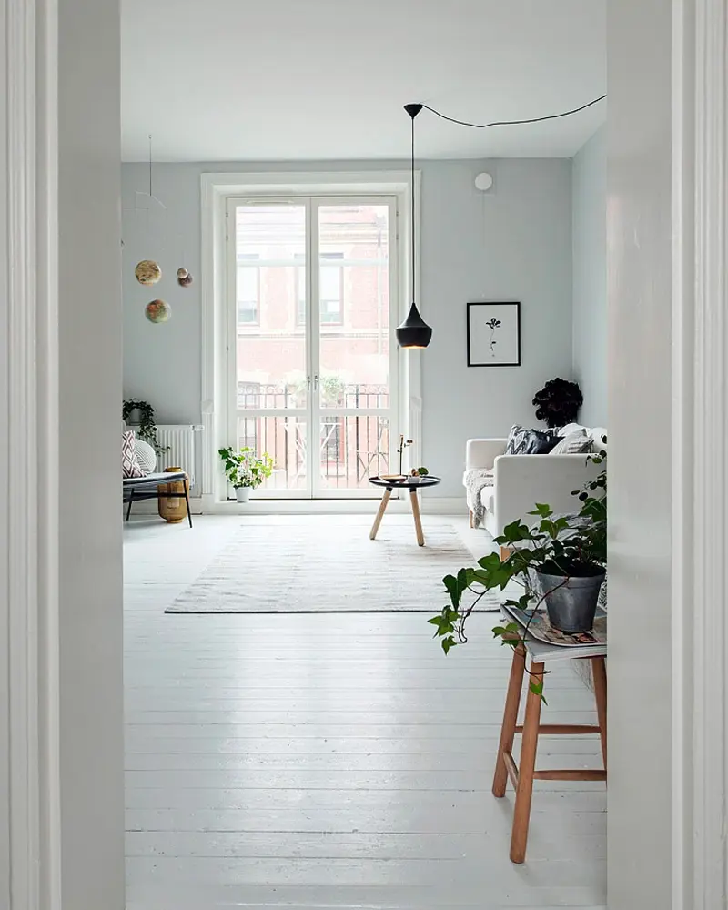 deco appartement moderne gris blanc salon