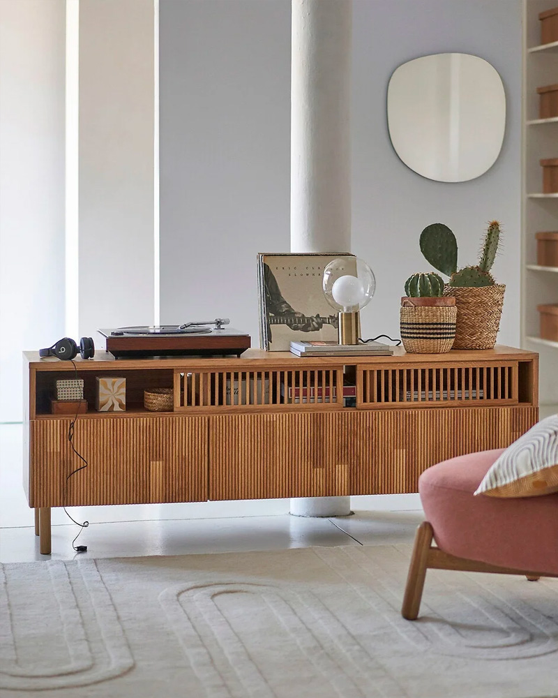 meuble tv bois moderne