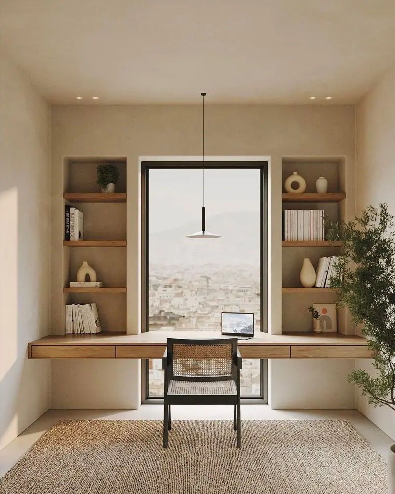 deco bureau beige