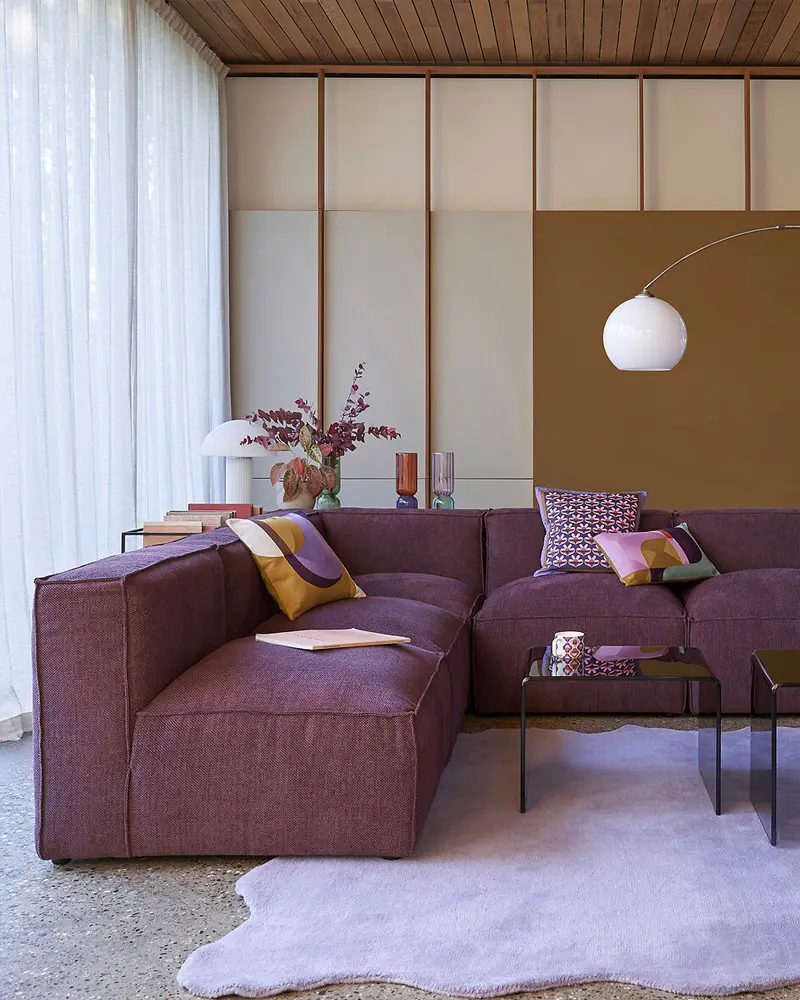 canape modulable bordeaux