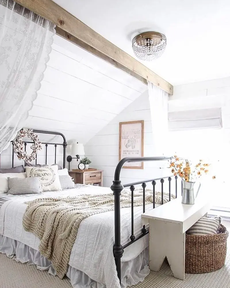 deco chambre campagne