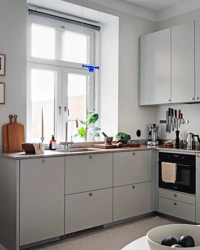 deco cuisine scandinave gris