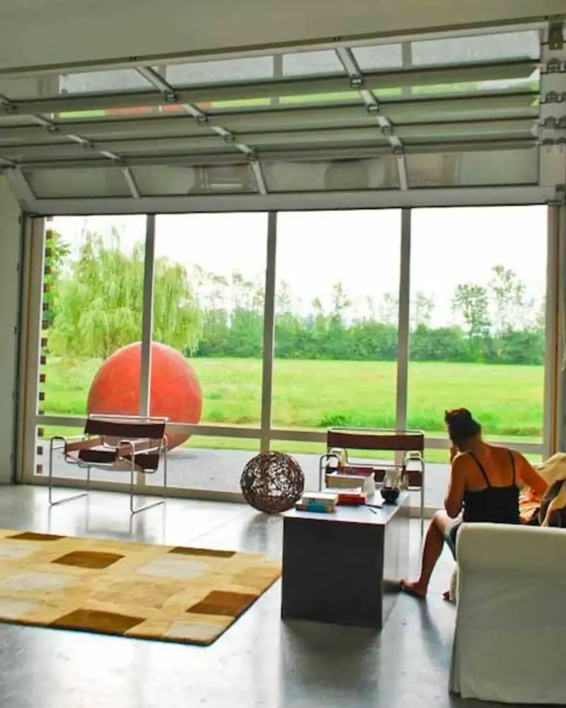deco maison campagne beton salon