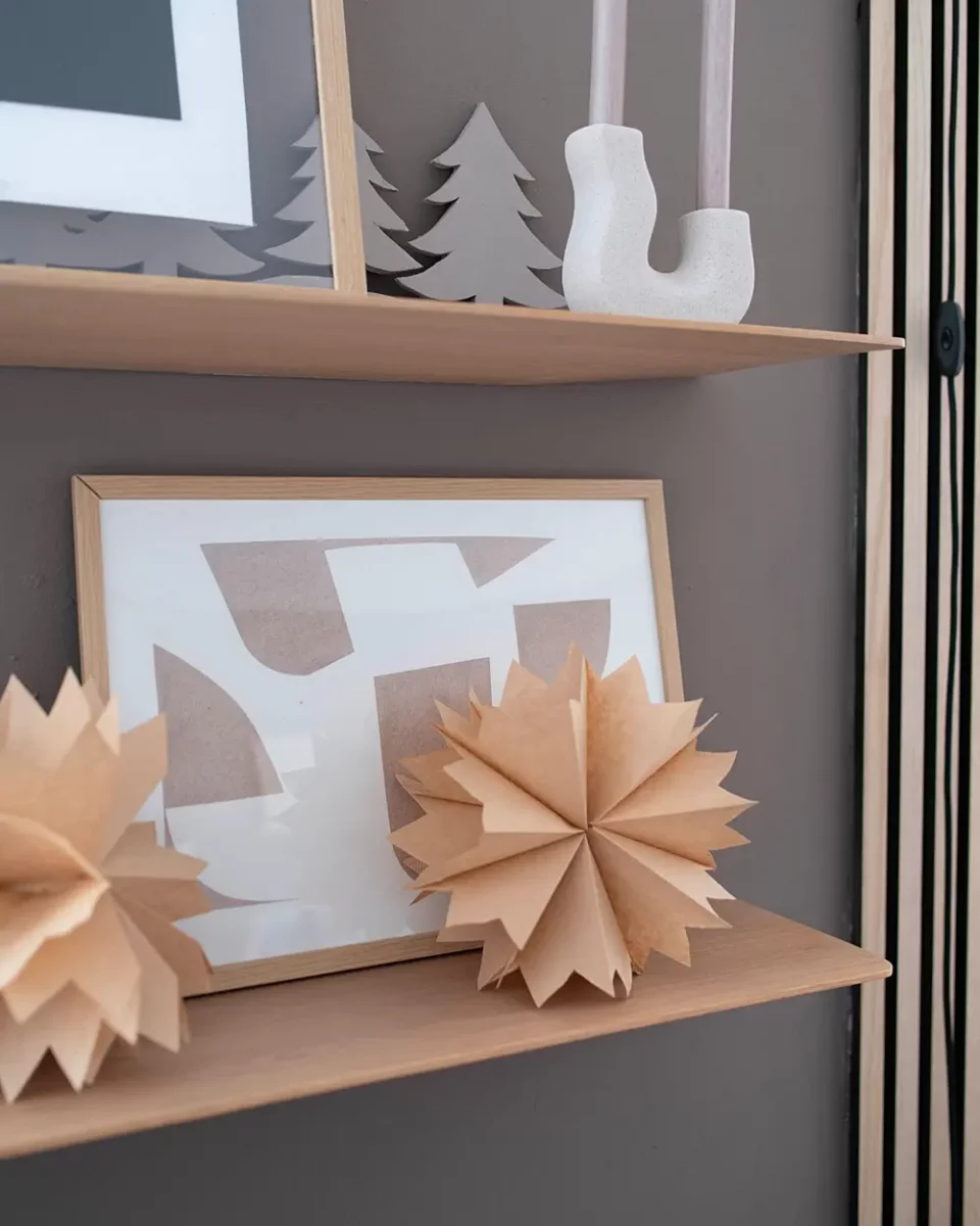 etoile noel sachet papier diy