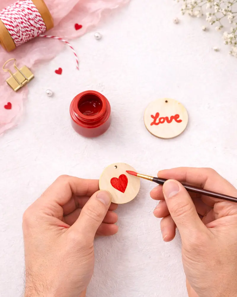 fabriquer fleche diy saint valentin etape
