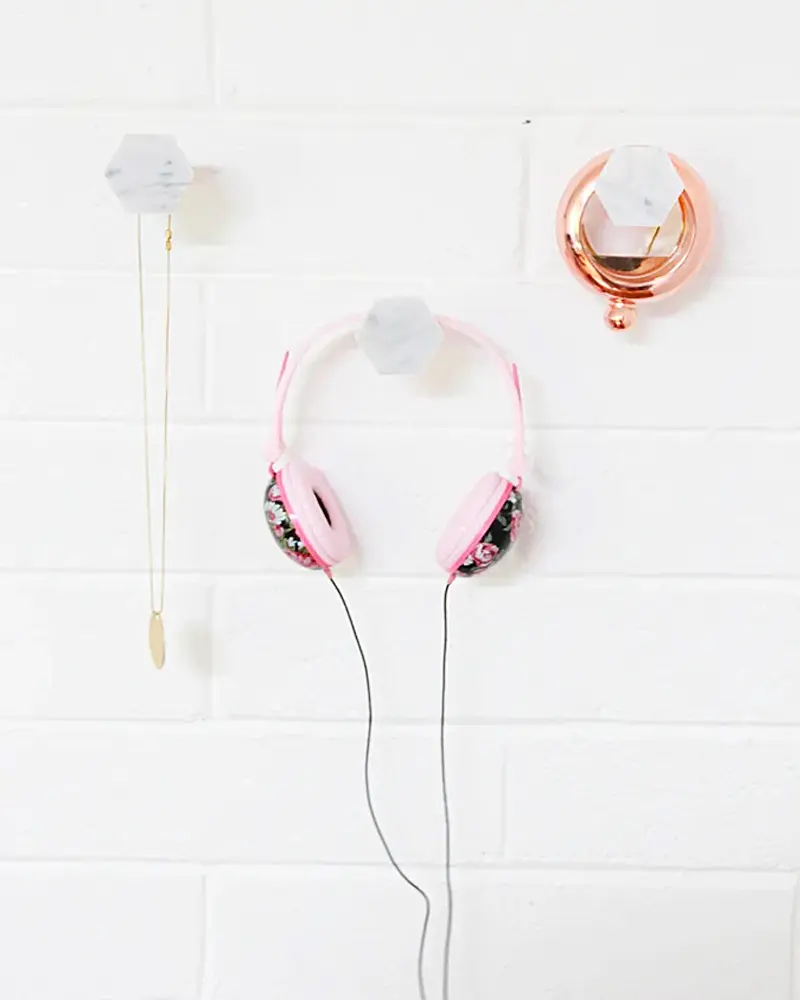 patere marbre diy