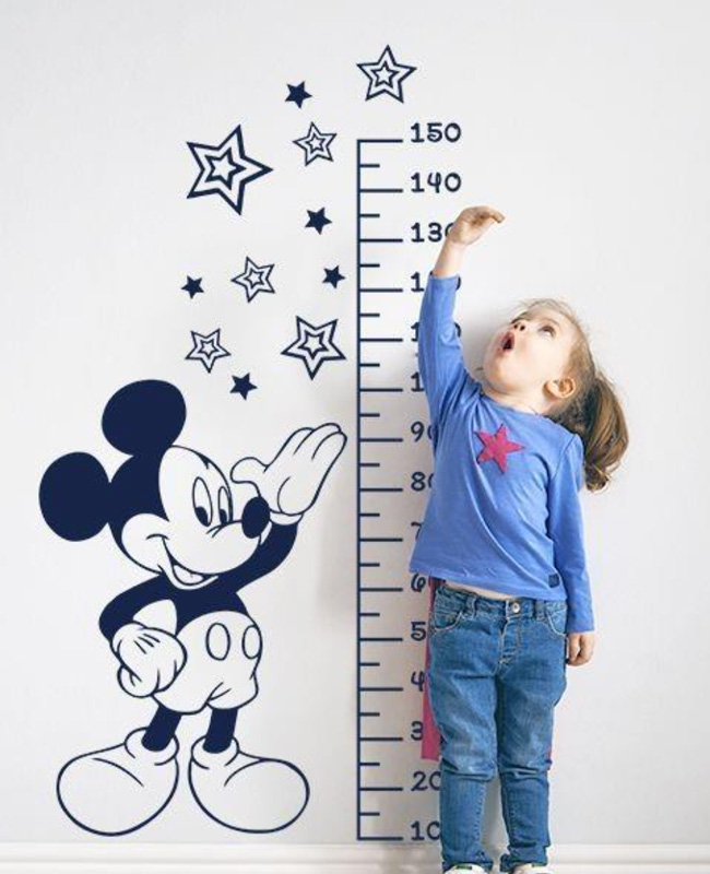 sticker toise enfant mickey
