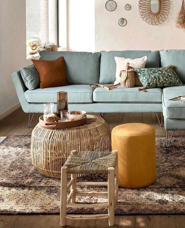 tabouret rustique marocain