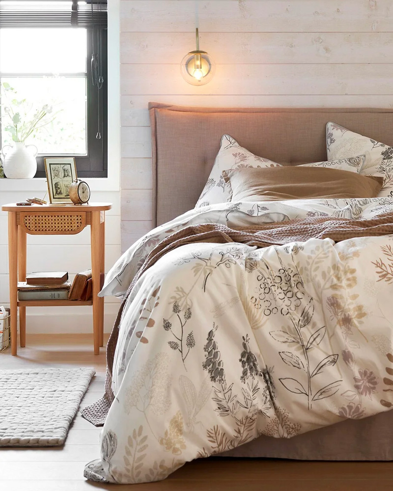 tete de lit lin beige