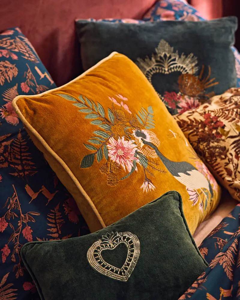coussin velours