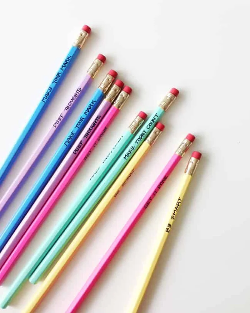 crayon diy message