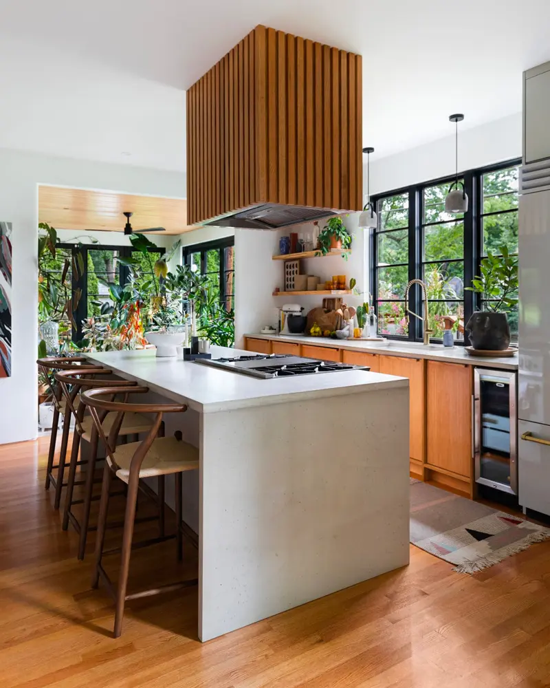 deco appartement tropical recup cuisine