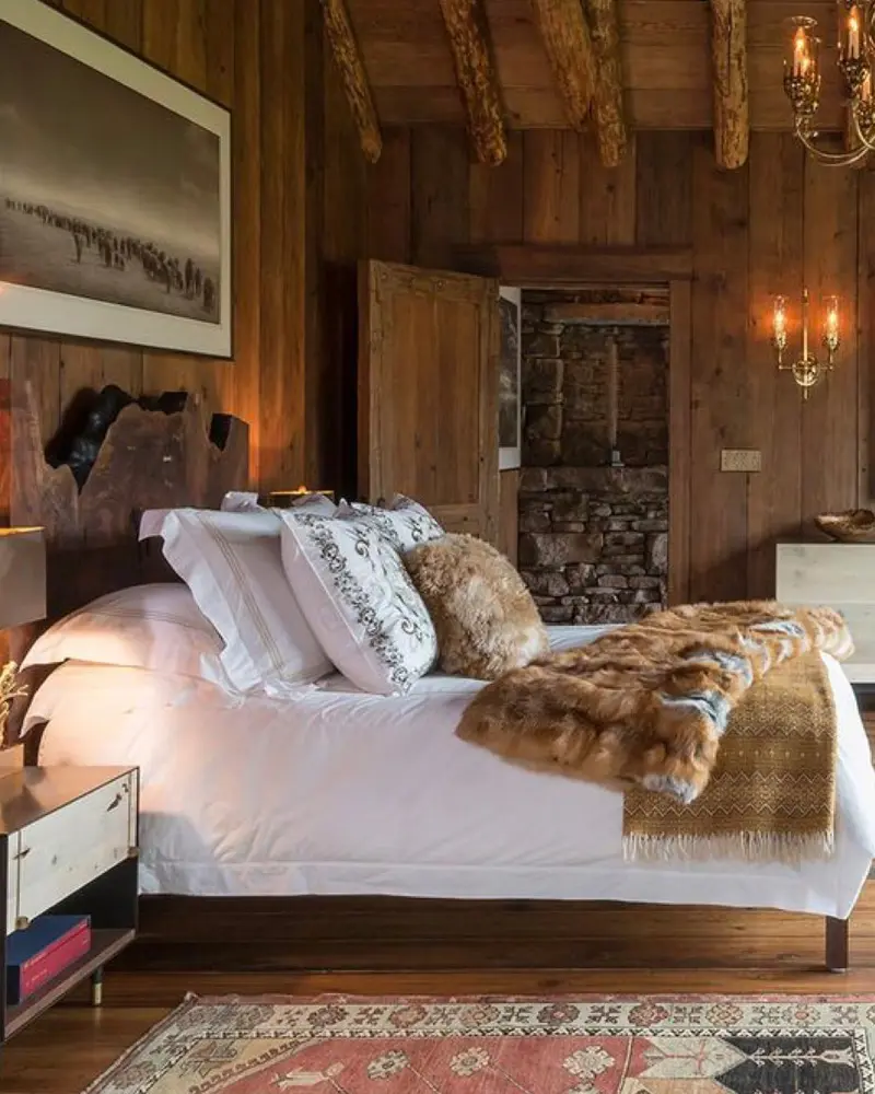 deco chambre cocooning fausse fourrure