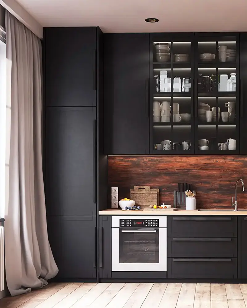 deco cuisine noire