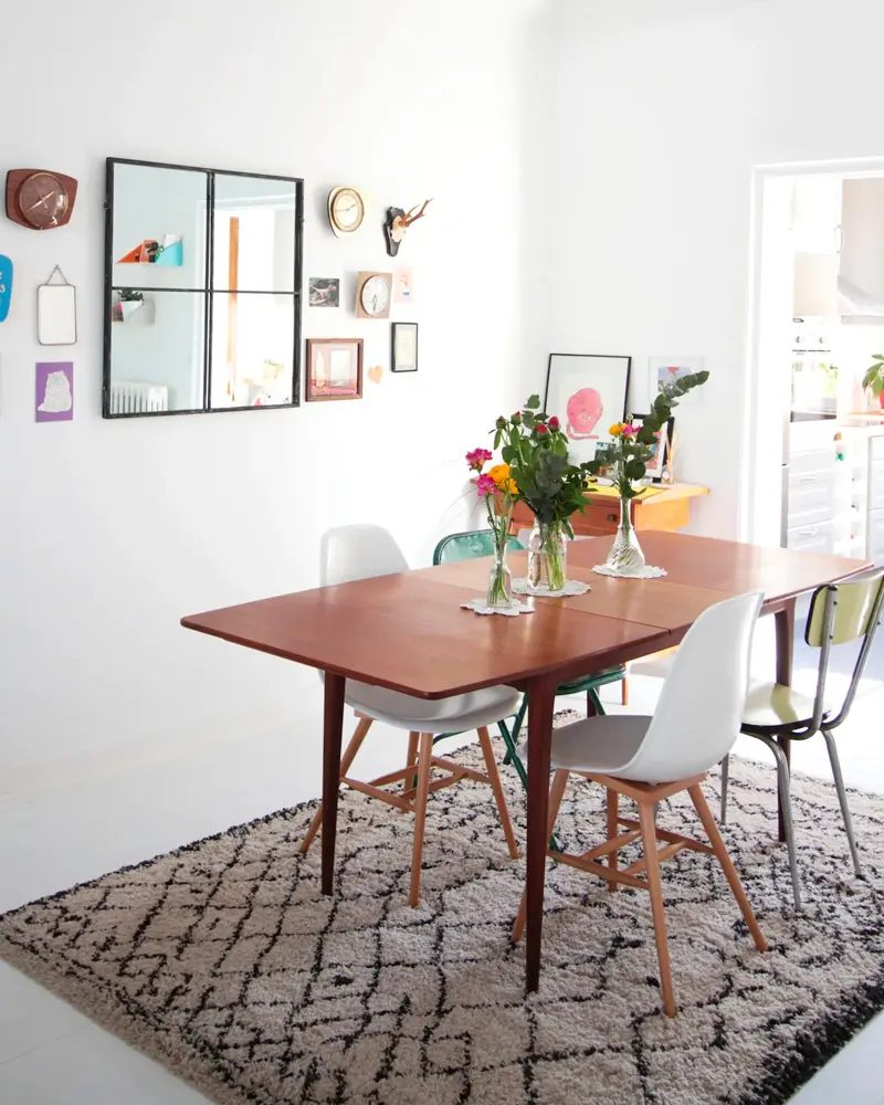deco salle a manger scandinave vintage
