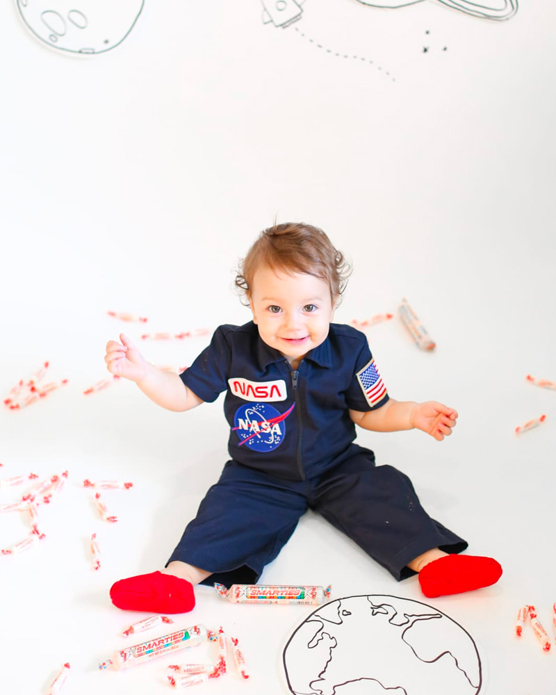 déguisement halloween bebe astronaute diy
